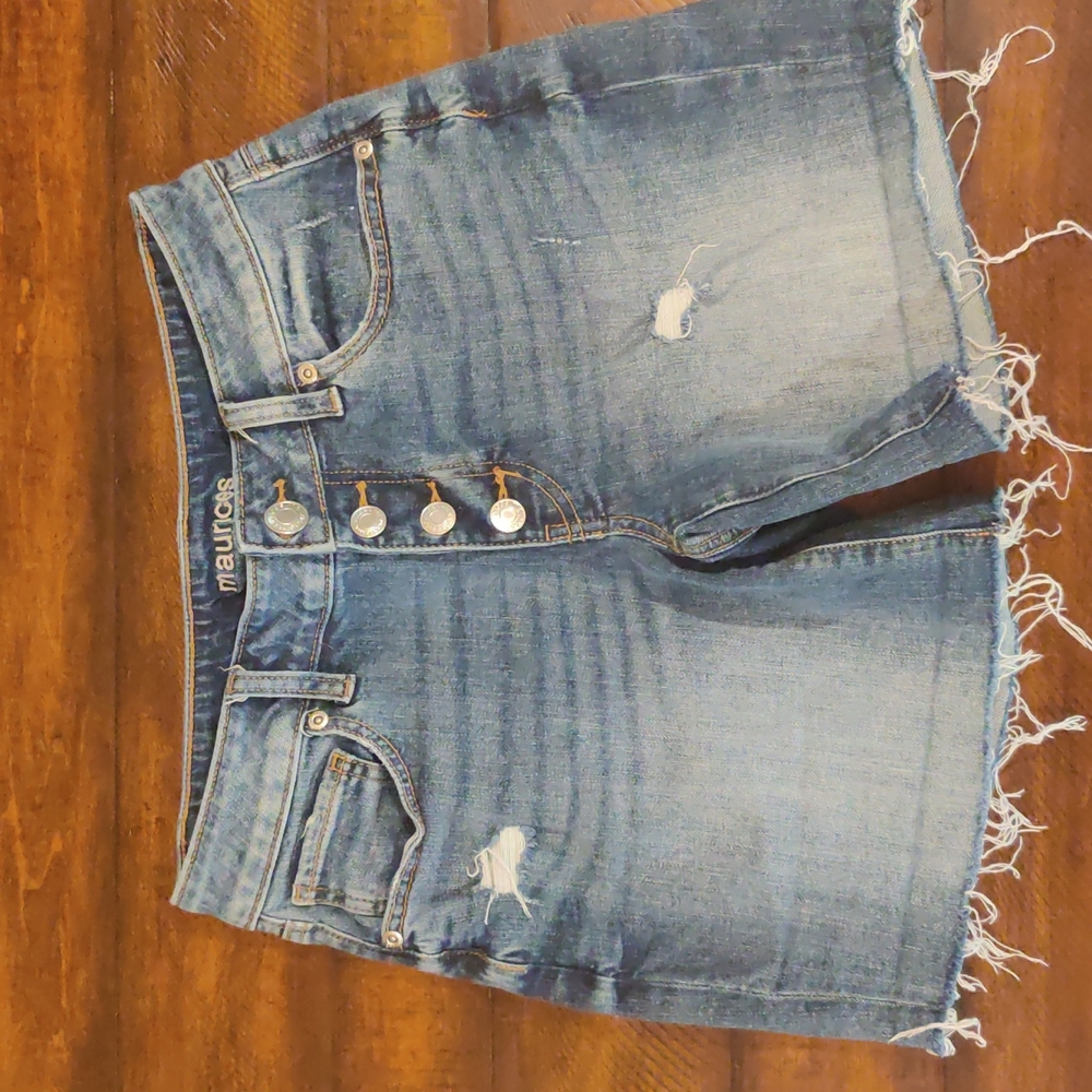 Denim shorts